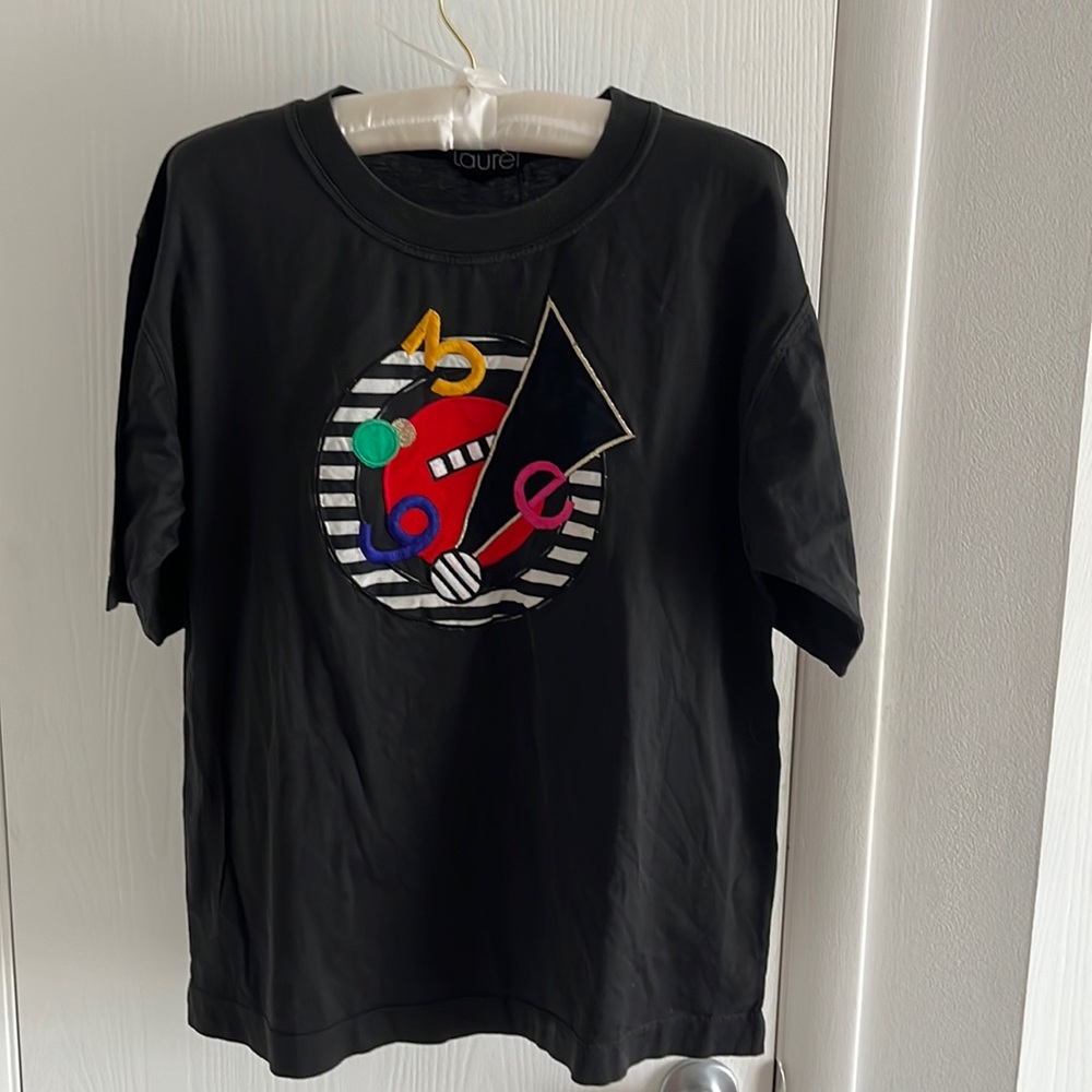 Laurel - black t-shirt size 40